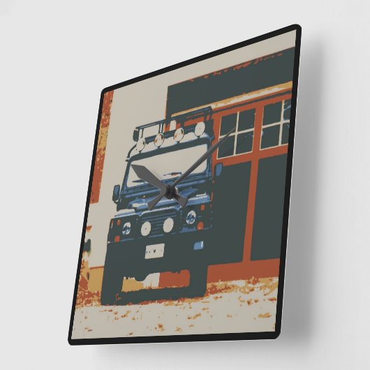 TIJDSCHEMA VIERKANTE KLOK (Hoek)