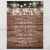 Tijdschema voor bindweefselplanning met tekenreeks (Voorkant)