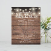 Tijdschema voor bindweefselplanning met tekenreeks (Staand voorkant)