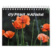 tijdschema voor de natuur van cyprus kalender (Hoes)