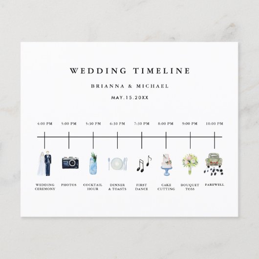 Tijdschema voor de Waterverf van het begrotingspic (Voorkant)