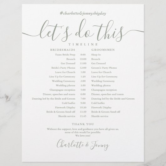 Tijdschema voor groene handleidingen voor weduwen (Voorkant)