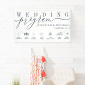 Tijdschema voor het programma Aangepaste bruiloft Spandoek (Insitu)