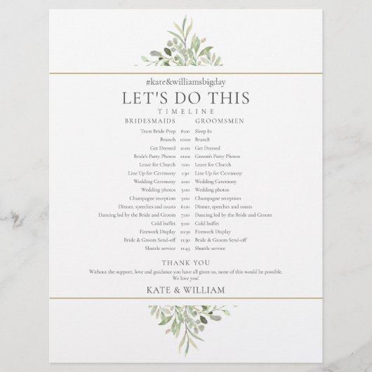 Tijdschema voor het verbouwen van legant Greenery (Voorkant)