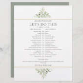 Tijdschema voor het verbouwen van legant Greenery (Voorkant / Achterkant)