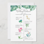 Tijdschema voor het weekeinde van het stuurweddens (Voorkant)