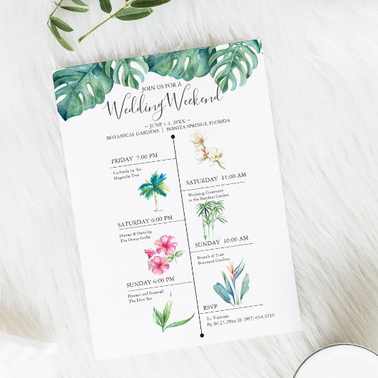 Tijdschema voor het weekeinde van het stuurweddens