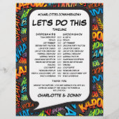 Tijdschema voor moderne stripplanning (Voorkant)