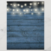 Tijdschema voor Rustic String Lights Wedding (Achterkant)