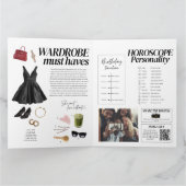 Tijdschrift 15e verjaardag quinceañera uitnodiging (Binnen)