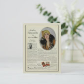  tijdschrift 1920s cosmetica en tijdschrift briefkaart (Staand voorkant)