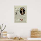 tijdschrift 1920s cosmetica en tijdschrift poster (Keuken)
