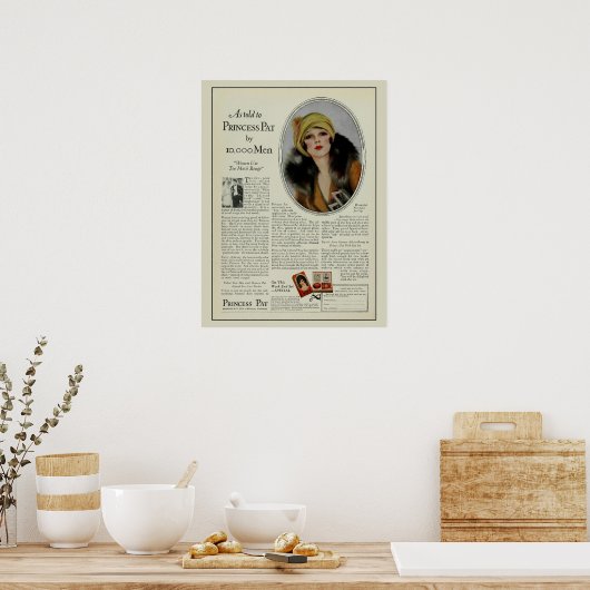  tijdschrift 1920s cosmetica en tijdschrift poster (Keuken)