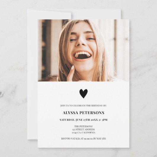 Tijdschrift bedekking 2 foto's roze trendy Sweet 1 Kaart (Achterkant)