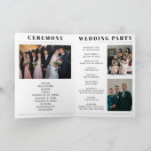 Tijdschrift bruiloft programma (Binnen)