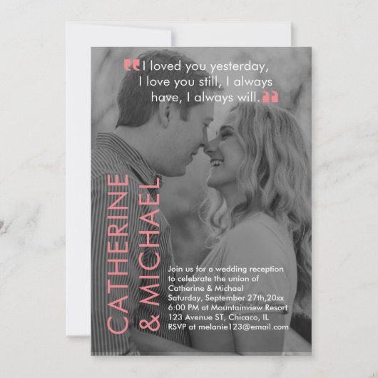 Tijdschrift Cover Donkere Foto Moderne Minimalisti Kaart (Voorkant)