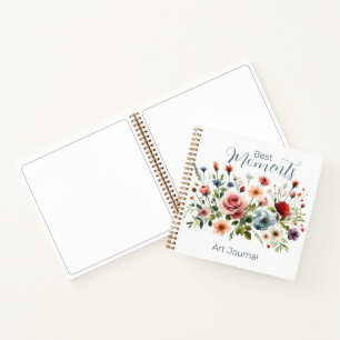 Tijdschrift De beste momenten Bloemen VAR04 Notitieboek