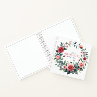 Tijdschrift De beste momenten Rozen krans var01 Notitieboek