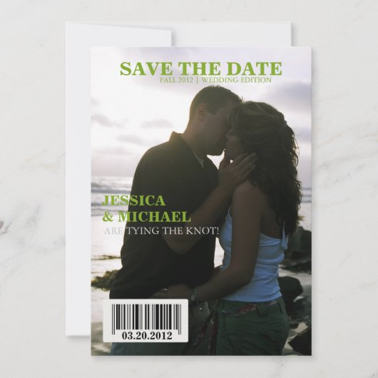 Tijdschrift De datum opslaan Save The Date (Voorkant)