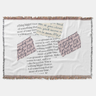 Tijdschrift Esthetisch – Retro Redactionele Stijl Deken