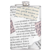 Tijdschrift Esthetisch – Retro Redactionele Stijl Heupfles (Voorkant)