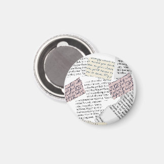Tijdschrift Esthetisch – Retro Redactionele Stijl Magneet