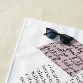 Tijdschrift Esthetisch – Retro Redactionele Stijl Strandlaken (In situ)