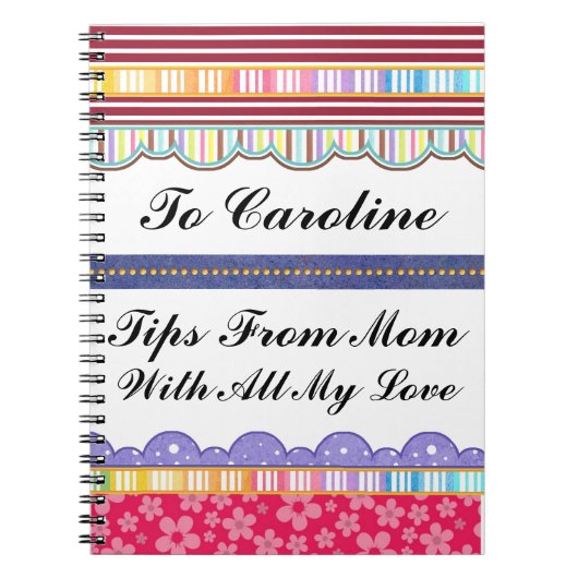 Tijdschrift Gedachten van Mom - SRF Notitieboek (Voorkant)