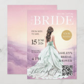 Tijdschrift Hoesje Bruidsdouche Uitnodiging (Voorkant / Achterkant)