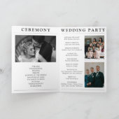 Tijdschrift Hoesje Bruiloft Programma (Binnen)