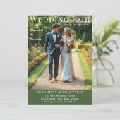 Tijdschrift Hoesje Garden Wedding Kaart (Staand voorkant)