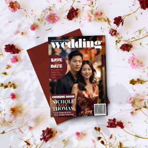 Tijdschrift Hoesje Stijl Trendy Bewaar de datum Fo Kaart