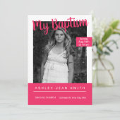 Tijdschrift Hoesje Tiener Doop Kaart (Staand voorkant)