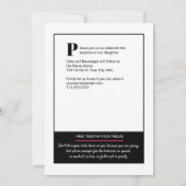 Tijdschrift Hoesje Tiener Doop Kaart (Achterkant)