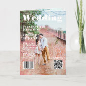 Tijdschrift Hoesje Wedding QR Code (Voorkant)