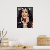 Tijdschrift Krant Afstudeerfeest Foto Poster (Keuken)