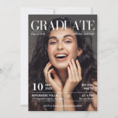 Tijdschrift krant Afstuderen Party Foto Kaart (Voorkant)