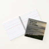 Tijdschrift - Met God zijn alle dingen mogelijk Notitieboek (Binnen)