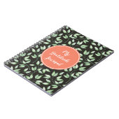  tijdschrift met groene bladeren notitieboek (Linkerzijde)