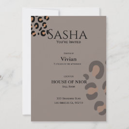 Tijdschrift met mode diva voor vrijgezellenfeestje kaart