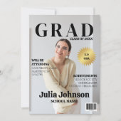 Tijdschrift Moderne Foto 2024 Afstuderen Afstudere Aankondiging (Voorkant)