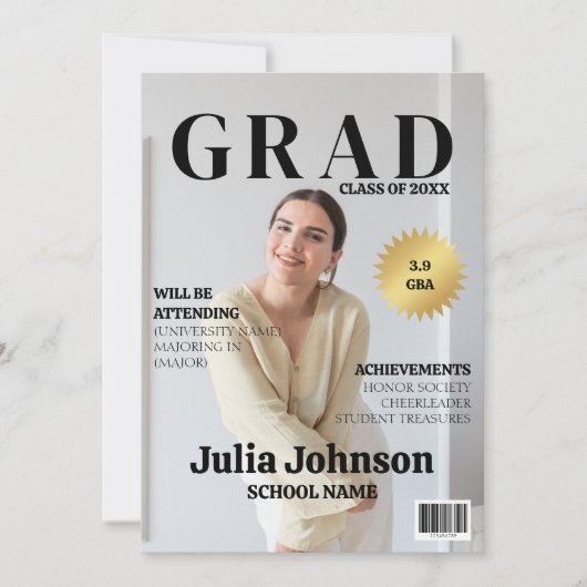 Tijdschrift Moderne Foto 2024 Afstuderen Afstudere Aankondiging (Voorkant)