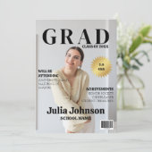 Tijdschrift Moderne Foto 2024 Afstuderen Afstudere Aankondiging (Staand voorkant)