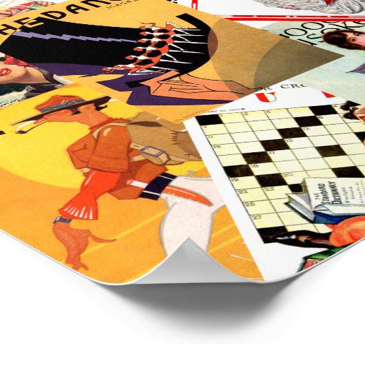  tijdschrift Montage Poster (Hoek)