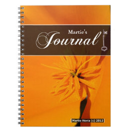 Tijdschrift Notitieboek - California Poppy
