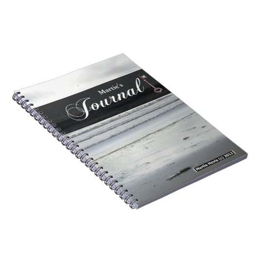 Tijdschrift Notitieboek - Silver Beach (Rechterzijde)