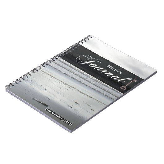 Tijdschrift Notitieboek - Silver Beach (Linkerzijde)