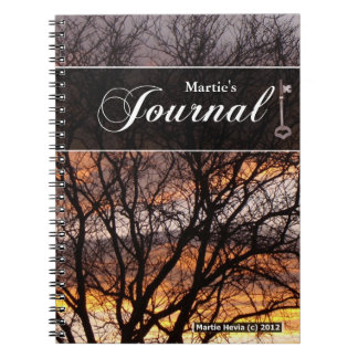 Tijdschrift Notitieboek - Sunset Tree