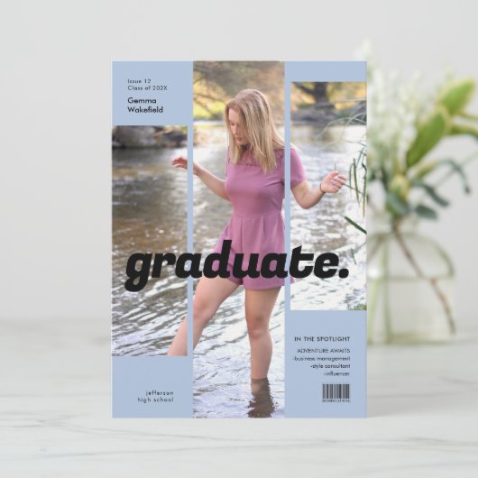 Tijdschrift Omslag Eenvoudig & Modern Kaart (Staand voorkant)