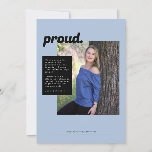 Tijdschrift Omslag Eenvoudig & Modern Kaart (Achterkant)